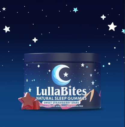 LullaBites – Natural Sleep Gummies, Strawberry Flavor