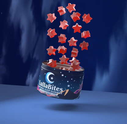 LullaBites – Natural Sleep Gummies, Strawberry Flavor